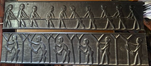 Paire bas reliefs - bas,