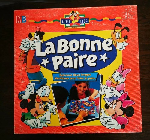 Vintage jeu bonne paire - jeu,