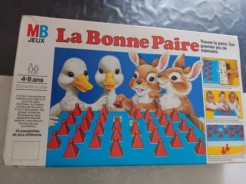 Jeu bonne paire - paire, mb